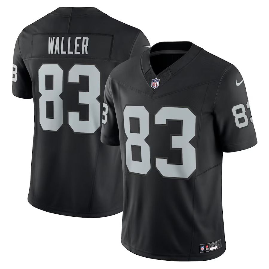 Men Las Vegas Raiders #83 Darren Waller Nike Black Vapor F.U.S.E. Limited NFL Jersey->oakland raiders->NFL Jersey
